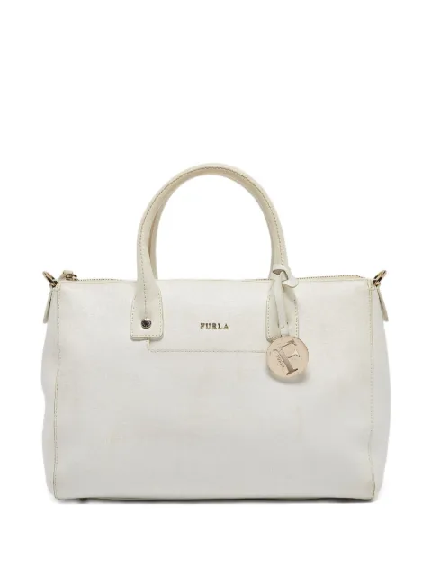 Furla 2000s top-handle zip tote bag White 1047261