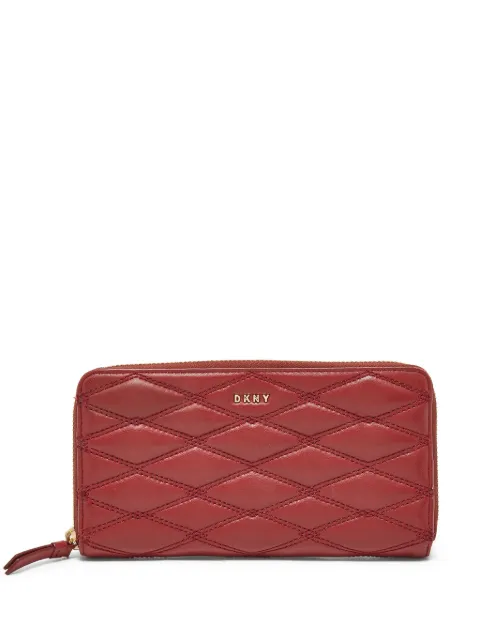 DKNY quilted leather wallet Red 826765