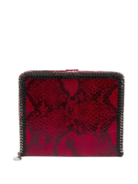 Stella McCartney Pre-Owned 2000s python-print chain iPad case Red 668318