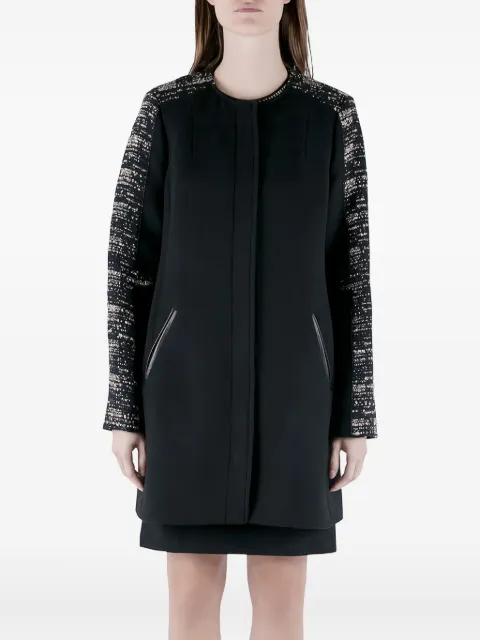 Rebecca Taylor 2010s contrast-sleeve coat Black 212580