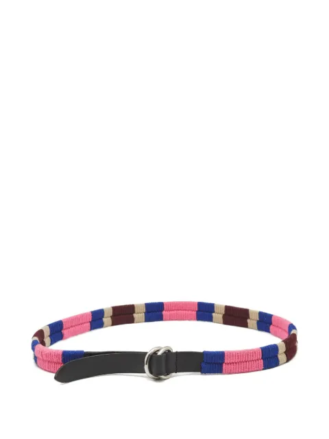 Isabel Marant Vintage 2020s striped leather belt 1160456