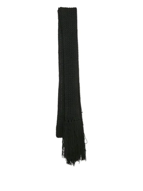 Dolce & Gabbana Pre-Owned crochet-knit scarf Black 1095408