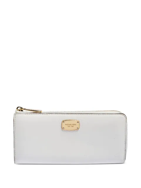 Michael Kors Vintage 2010 zip-up wallet White 540484