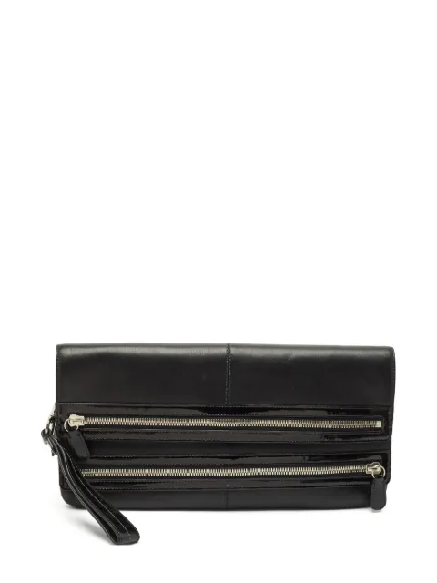 Coach Vintage leather zip clutch Black 1148547