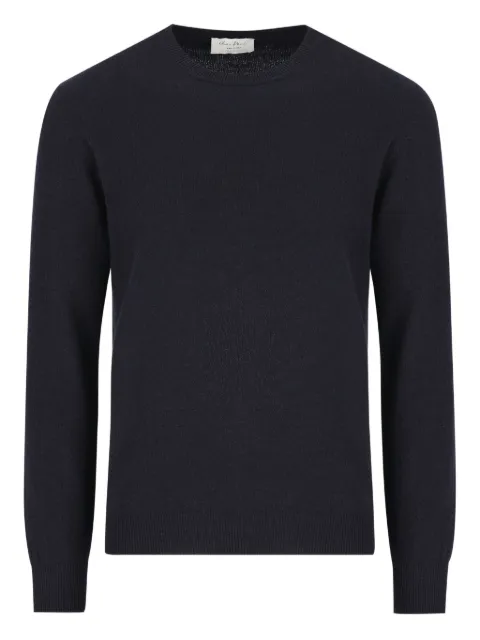 CHEZ PAUL ribbed cashmere sweater Blue 34001NOTTE
