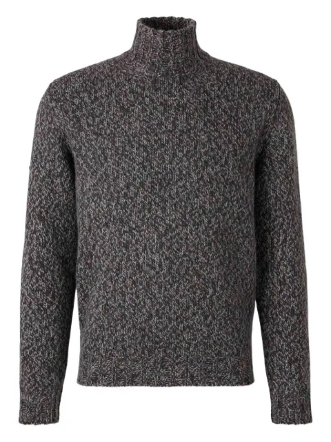 Fedeli high-neck cotton sweater Grey ONDAALPACALANA