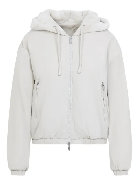 Moose Knuckles welt-pocket hoodie White M34LS652