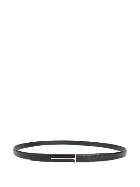 TOM FORD T-bar leather belt Black WB333LGO033P1N001