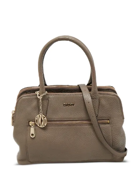 DKNY Vintage 2010s leather satchel bag Green 1180050