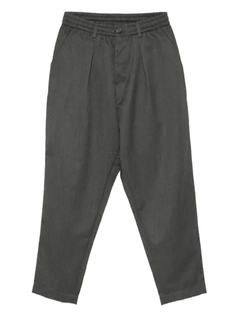 Universal Works elastic-waist trousers Grey 33193