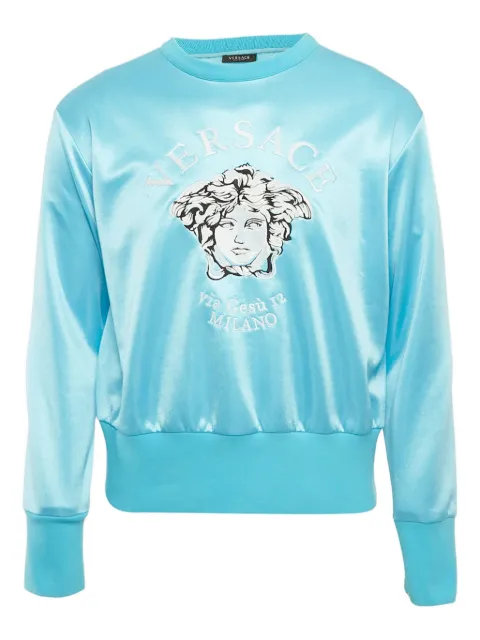 Versace Pre-Owned Medusa Head-motif sweatshirt Blue 1179106
