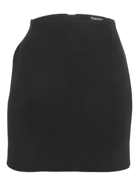 Tom Ford Pre-Owned wool mini skirt Black 1178764