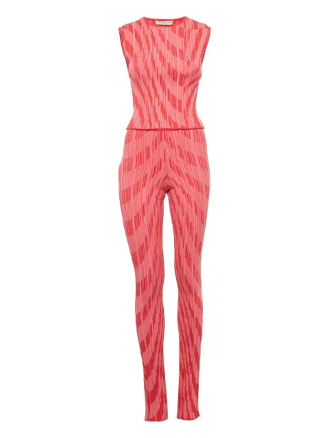 Philosophy Di Lorenzo Serafini 2021 ribbed knit jumpsuit Pink 1179100