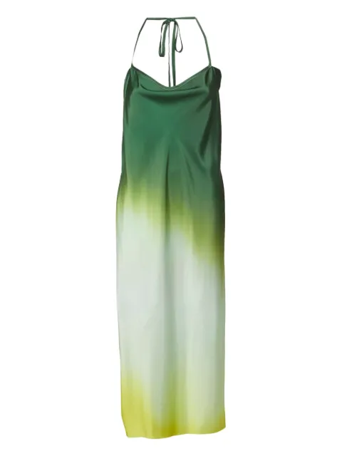 rag & bone ombre satin dress Green 1158293