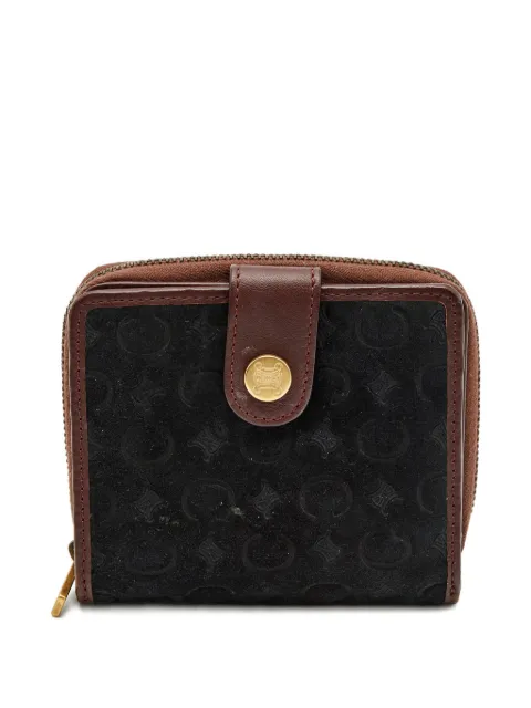 Celine Pre-Owned monogram-pattern wallet Black 1184155