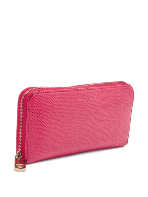Aspinal Of London pink zipped wallet Pink 1137196