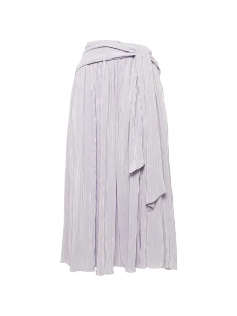 SIMKHAI lurex knotted skirt Purple 1167345