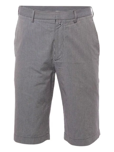 Jil Sander Pre-Owned pinstripe chino shorts Black 1181580
