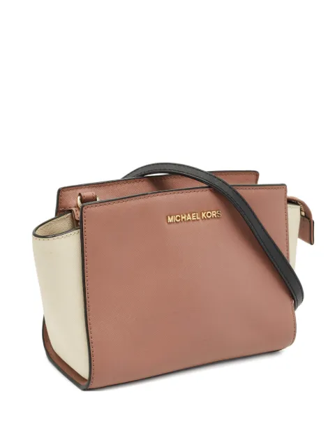 Michael Michael Kors logo-lettering cross body bag Pink 1165284