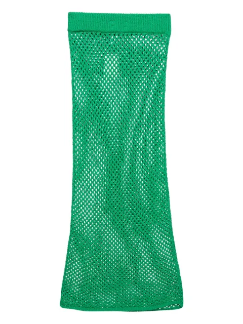 Monday Active 2020 crochet-knit skirt Green 1158120