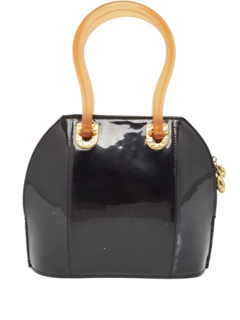 Nina Ricci Pre-Owned patent-leather tote bag Black 930003