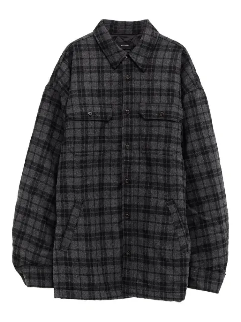 Willy Chavarria plaid shirt Grey WCSHT0039