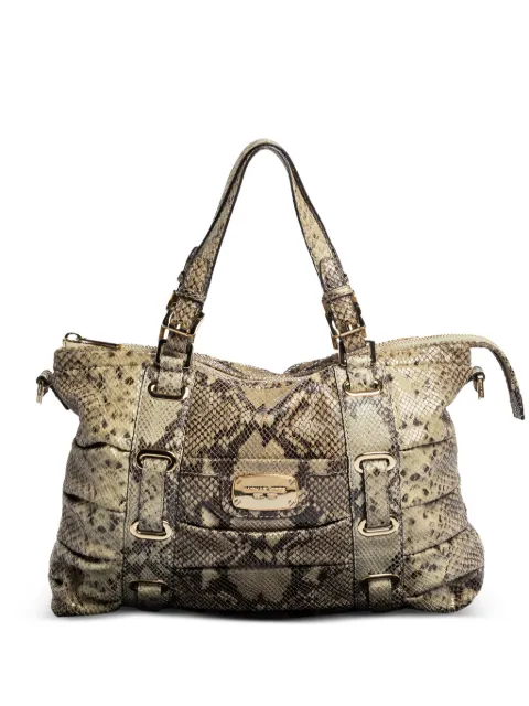 Michael Kors Vintage 2000 python-skin shoulder bag Neutrals 318117