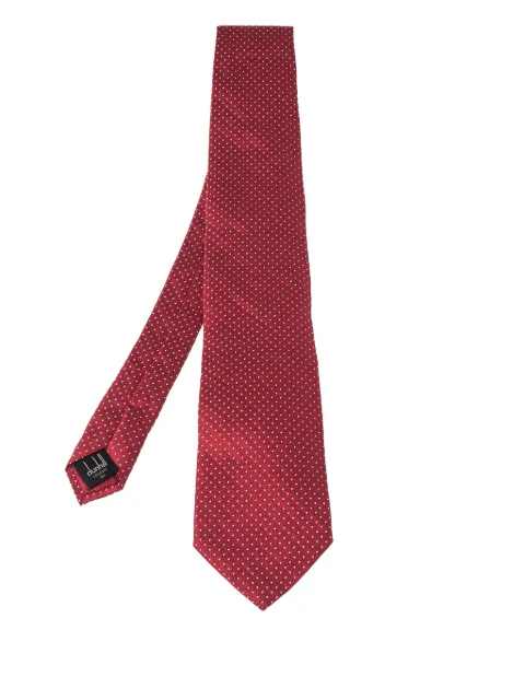 Dunhill 2023 dotted jacquard tie Red 326931