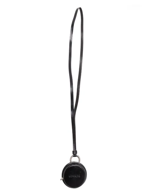 LEMAIRE molded tape leather necklace Black SL0052LL0165