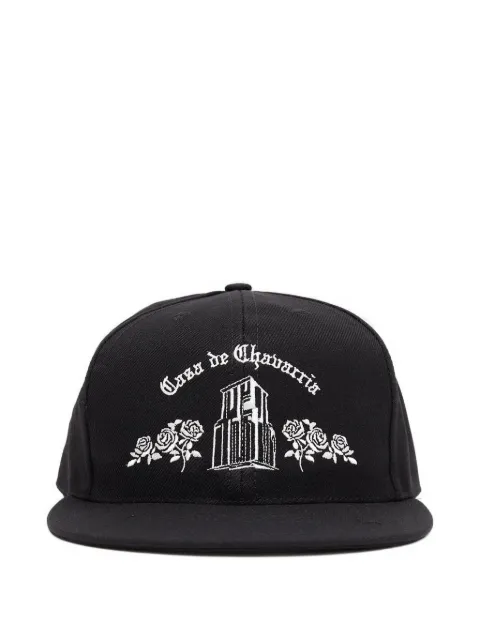 Willy Chavarria Casa de Chavarria embroidered cap Black WCASC0043