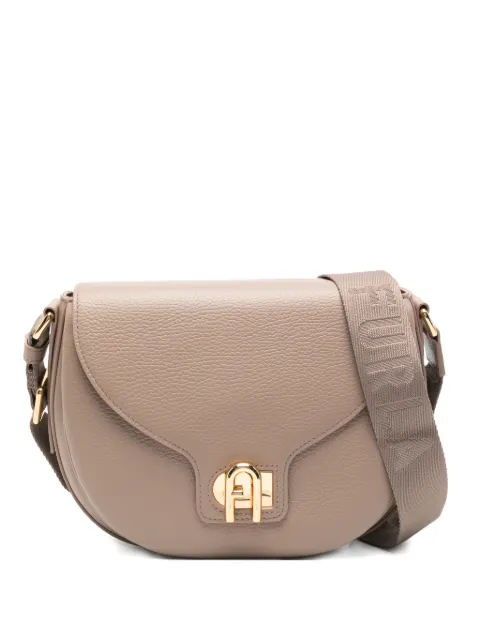 Furla Lotus grained-texture shoulder bag Neutrals WB01605BX0356