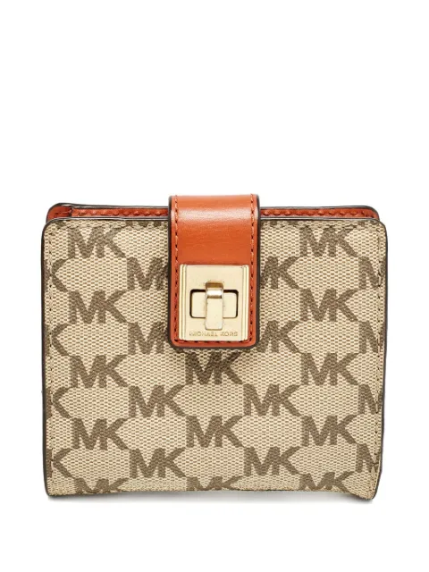 Michael Kors Vintage 2010s monogram compact wallet Neutrals 1158998