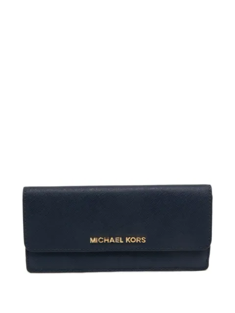 Michael Kors Vintage 2010 Jet Set wallet Blue 730157