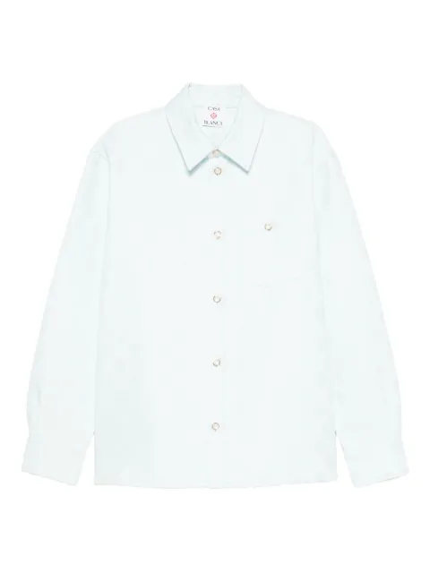 Casablanca cotton shirt Blue MAW25JK41901