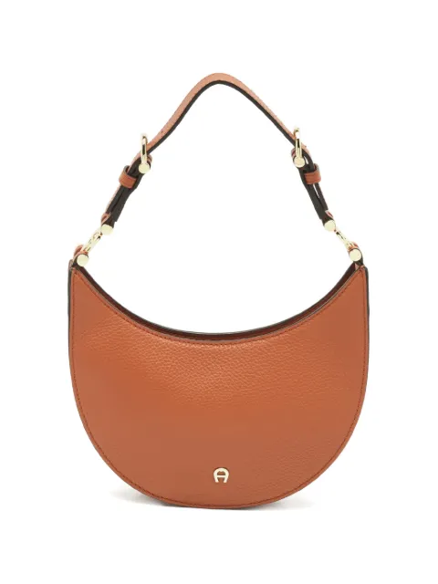 Aigner Vintage Delia leather shoulder bag Brown 1141955
