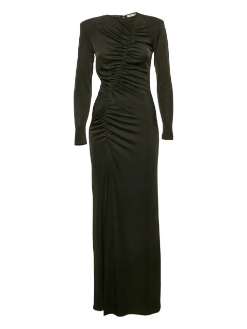 The New Arrivals Ilkyaz Ozel ruched maxi dress Black 1158421