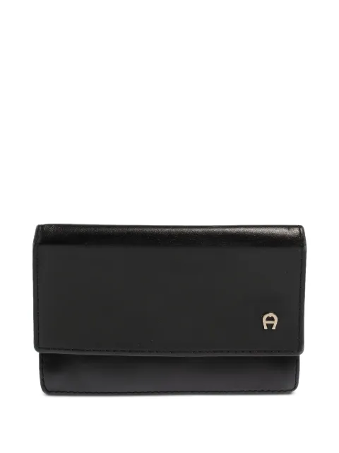 Aigner Vintage 2000s leather cardholder Black 426892