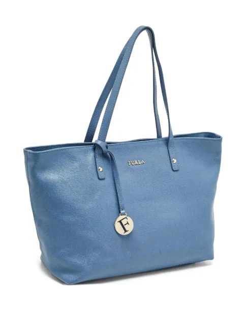 Furla 2010s leather tote bag Blue 1017856