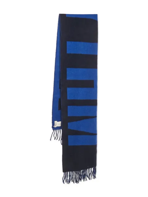 Zadig&Voltaire 2010s striped reversible scarf Blue 1121136