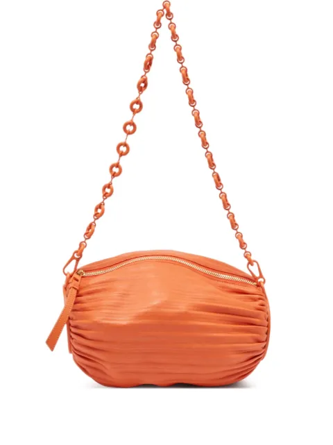 Loewe Pre-Owned Bracelet pleated shoulder bag Orange 1065270