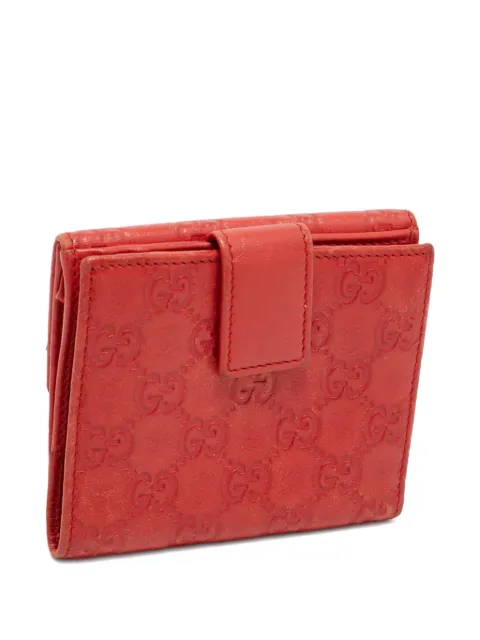 Gucci Pre-Owned 2000s Guccissima leather wallet Orange 1171758