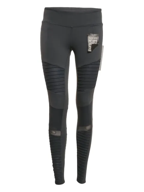 Alo Yoga mesh-panel jersey leggings Black 1162274