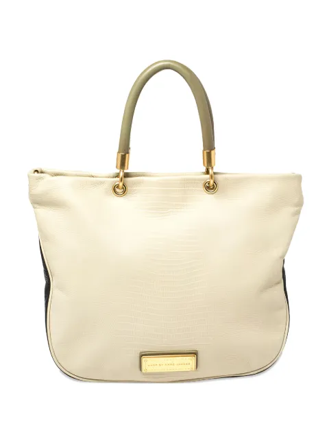 Marc Jacobs Vintage 2000s lizard-embossed top-handle bag Neutrals 387749