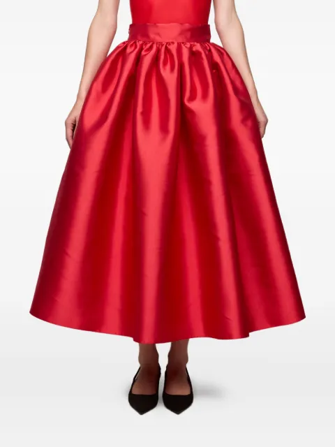 Atu Body Couture gathered satin skirt Red AT25001