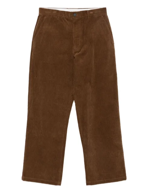 DUNST corduroy straight-leg trousers Brown UDPA5C303W2