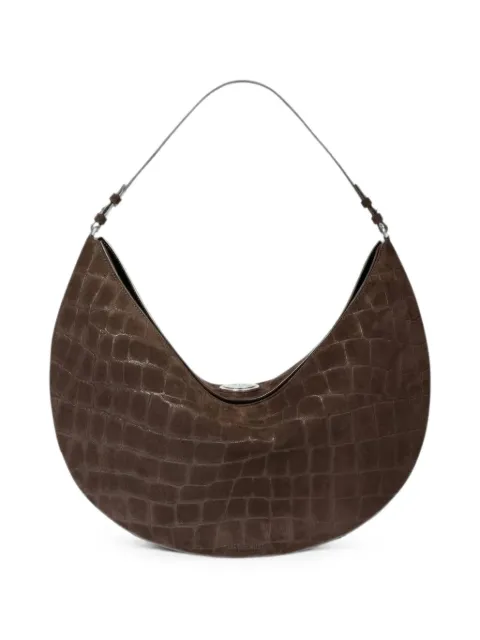 Jacquemus Ovalo leather shoulder bag Brown BAW00437AC07A09