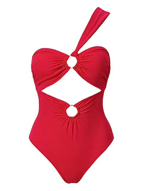 SOFIA ERHAN one-shoulder swimsuit Red GAIAONEPIECE
