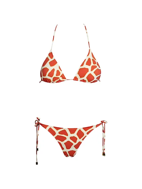 SOFIA ERHAN giraffe-print bikini Orange KYLIESET