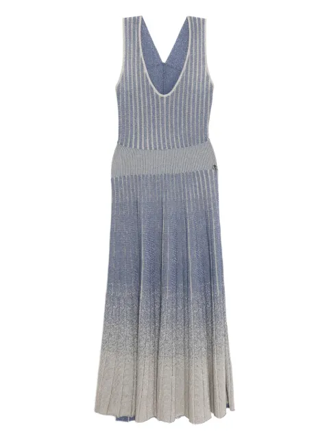 Saiid Kobeisy Degrade knitted dress Blue RTWFW2509