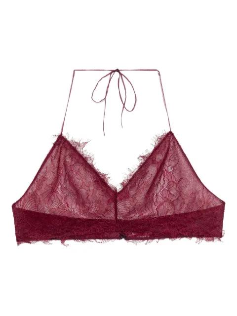 Saiid Kobeisy lace bra Purple RTWFW25BR04